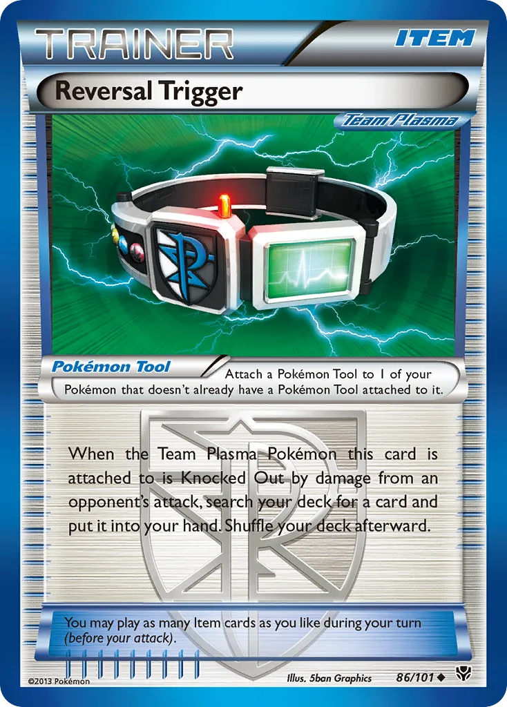2013 Plasma Blast Reversal Trigger Uncommon #086/101 Uncommon card image