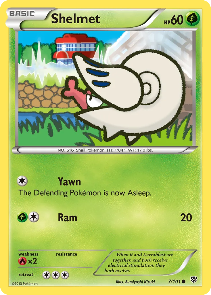2013 Plasma Blast Shelmet Common #007/101 Common card image