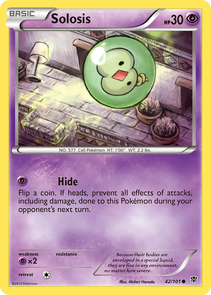 2013 Plasma Blast Solosis Common #042/101 Common card image
