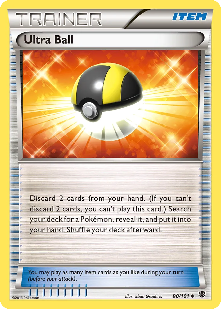 2013 Plasma Blast Ultra Ball Uncommon #090/101 Uncommon card image
