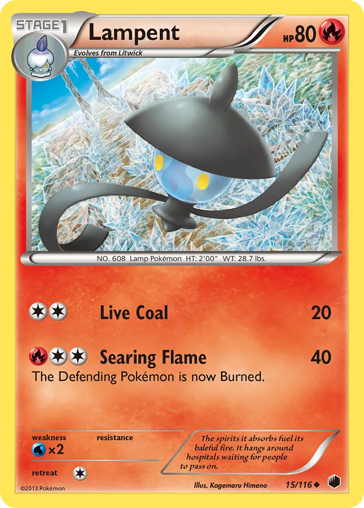 2013 Plasma Freeze Lampent #015/116 Uncommon card image