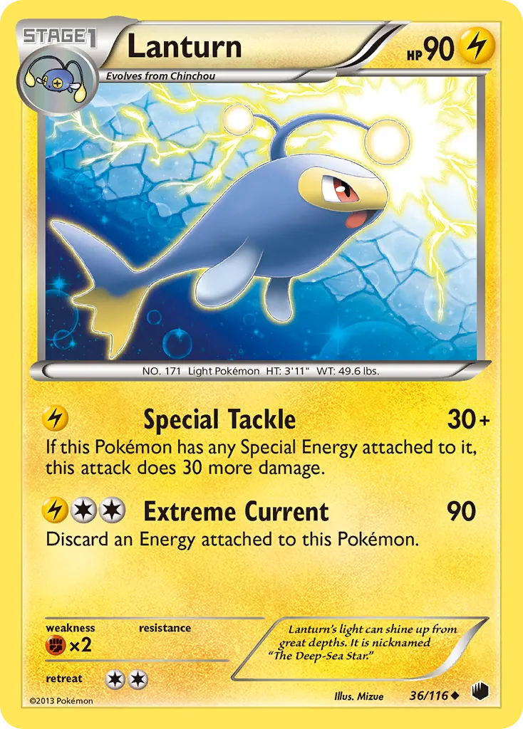 2013 Plasma Freeze Lanturn #036/116 Uncommon card image