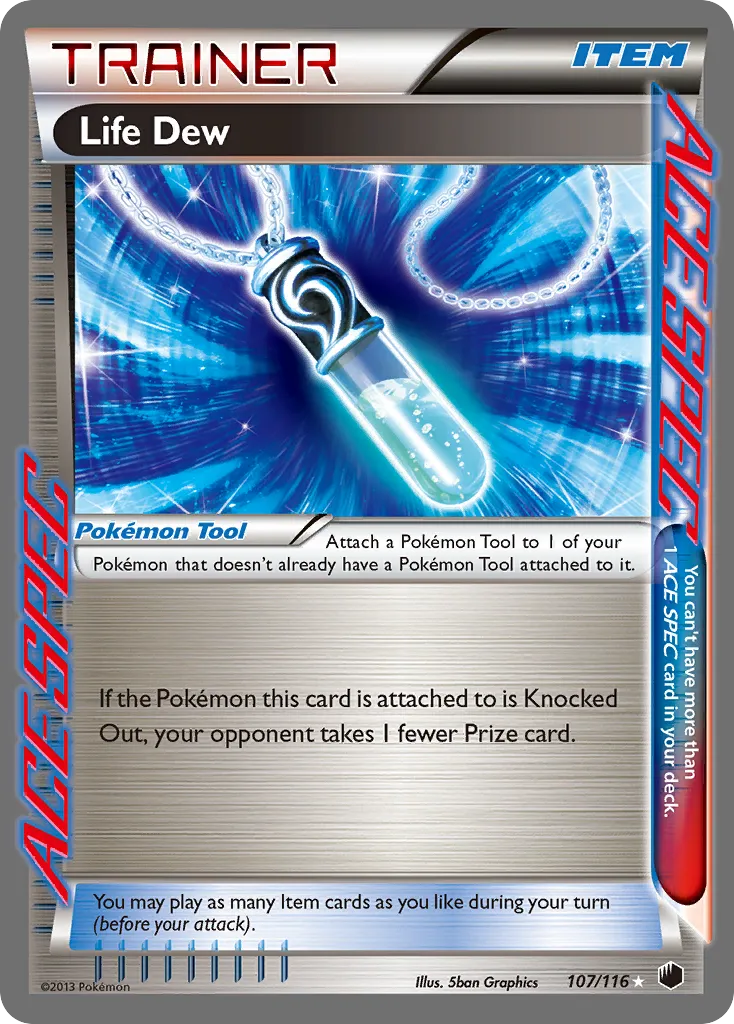 2013 Plasma Freeze Life Dew #107/116 Rare ACE card image