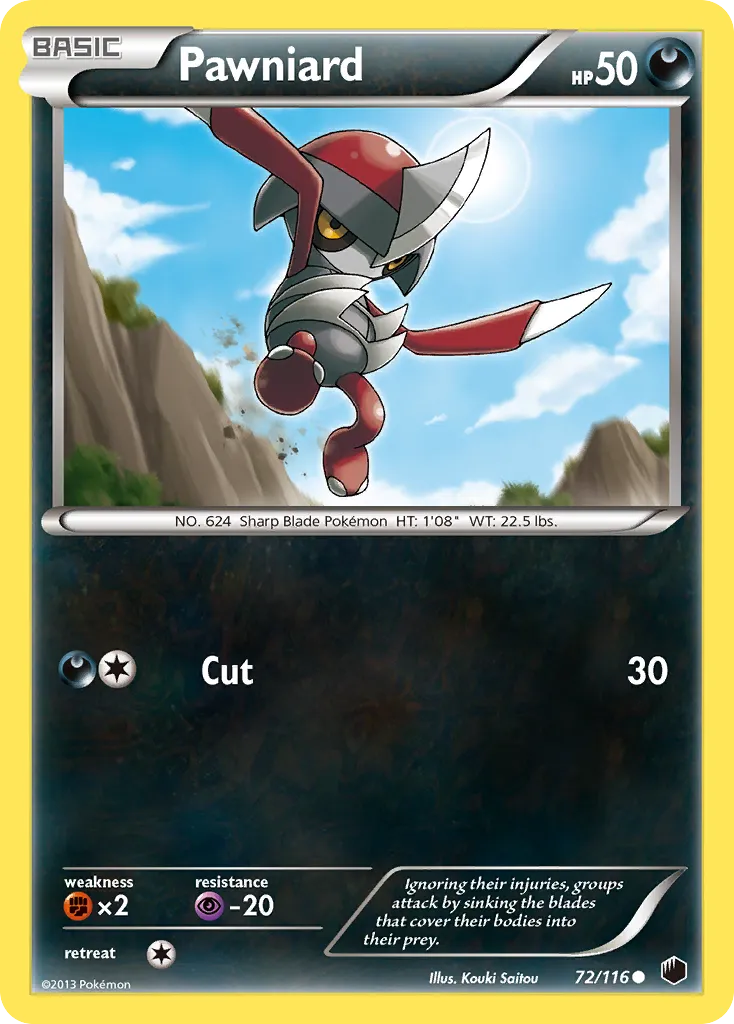 2013 Plasma Freeze Pawniard #072/116 Common card image