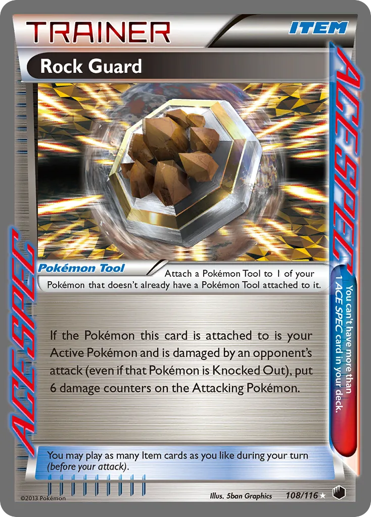 2013 Plasma Freeze Rock Guard #108/116 Rare ACE card image