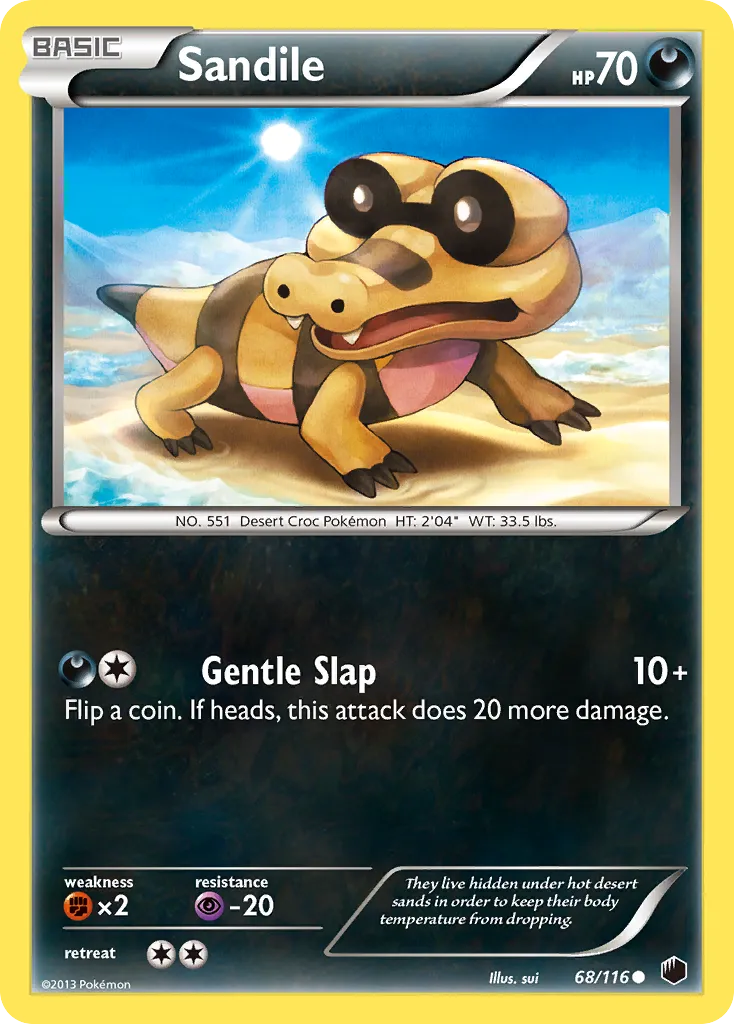 2013 Plasma Freeze Sandile Common #068/116 Common card image