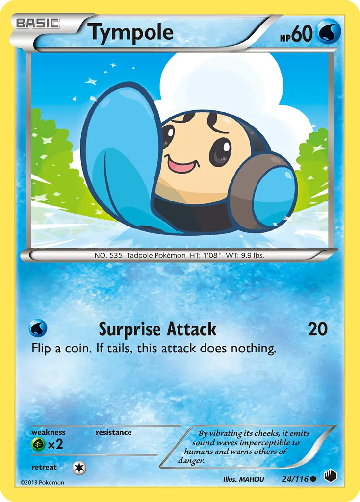 2013 Plasma Freeze Tympole Common #024/116 Common card image