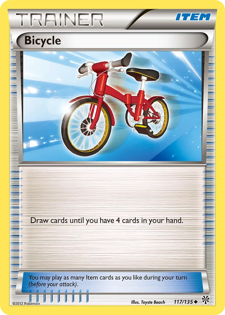 2013 Plasma Storm Bicycle Uncommon #117/135 Uncommon card image