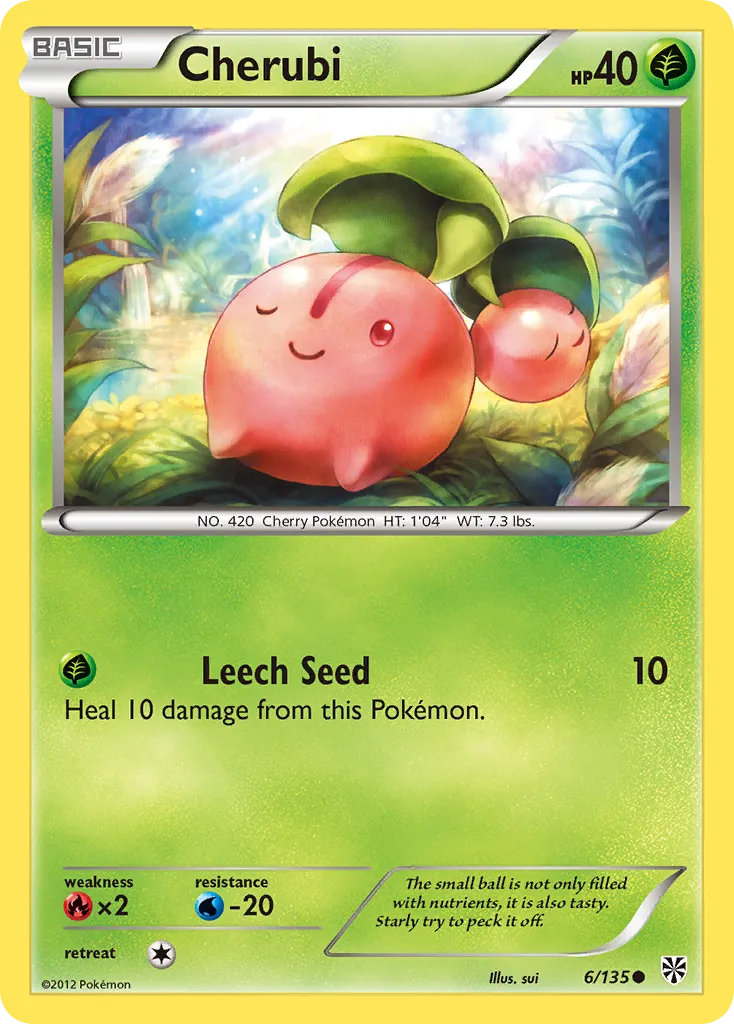 2013 Plasma Storm Cherubi Common #006/135 Common card image