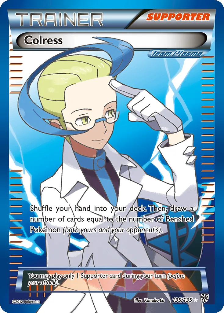 2013 Plasma Storm Colress Uncommon #118/135 Uncommon card image