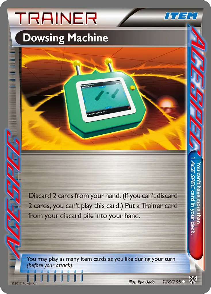 2013 Plasma Storm Dowsing Machine Rare ACE #128/135 Rare ACE card image