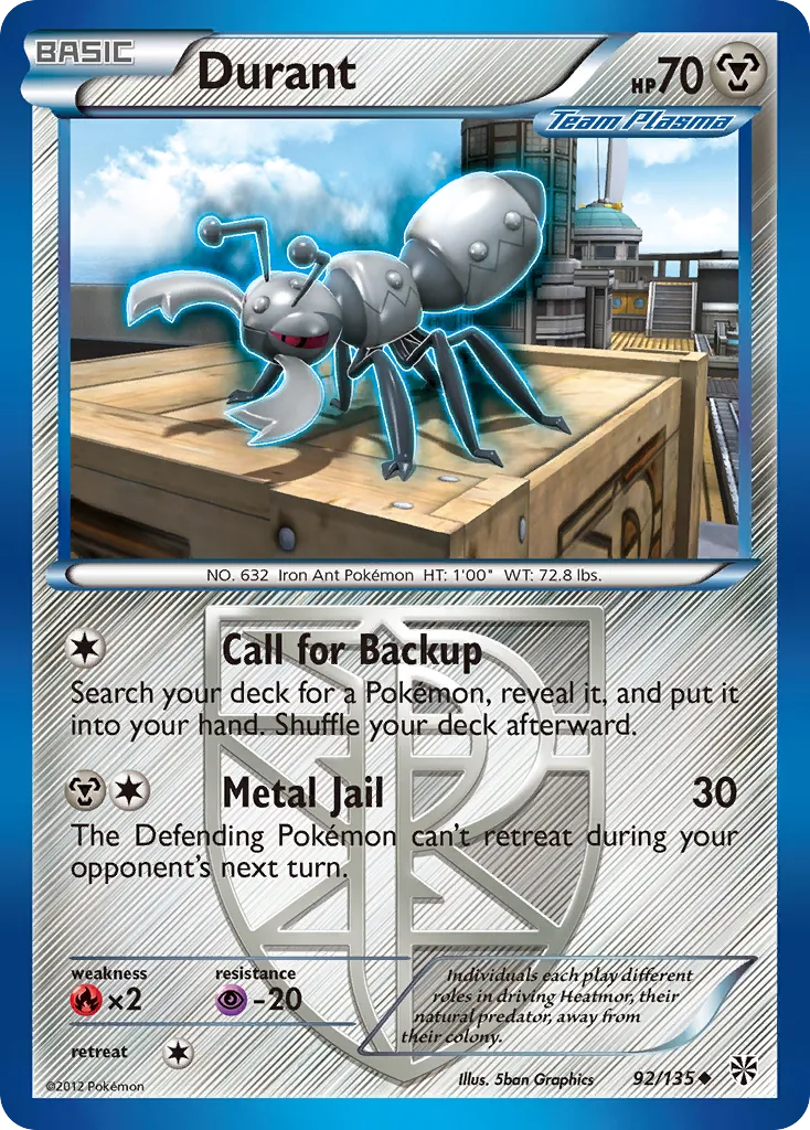 2013 Plasma Storm Durant #092/135 Uncommon card image