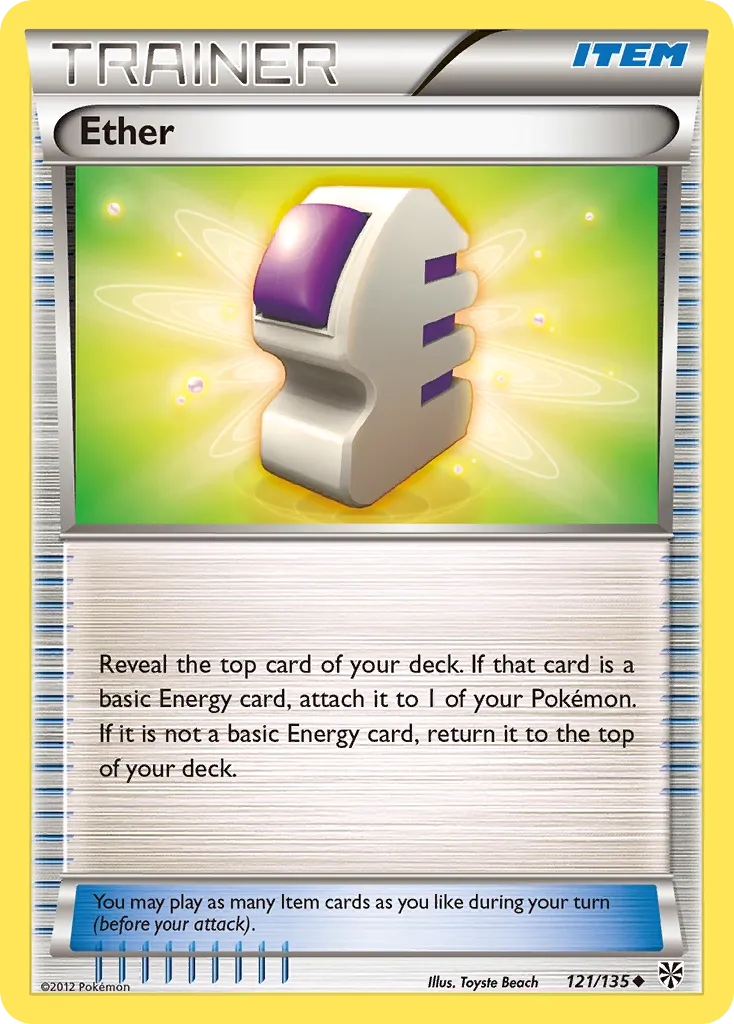 2013 Plasma Storm Ether Uncommon #121/135 Uncommon card image