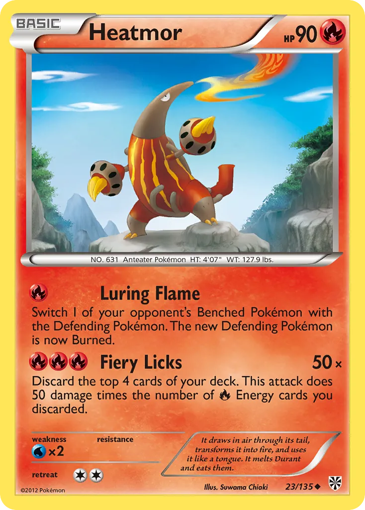 2013 Plasma Storm Heatmor Uncommon #023/135 Uncommon card image