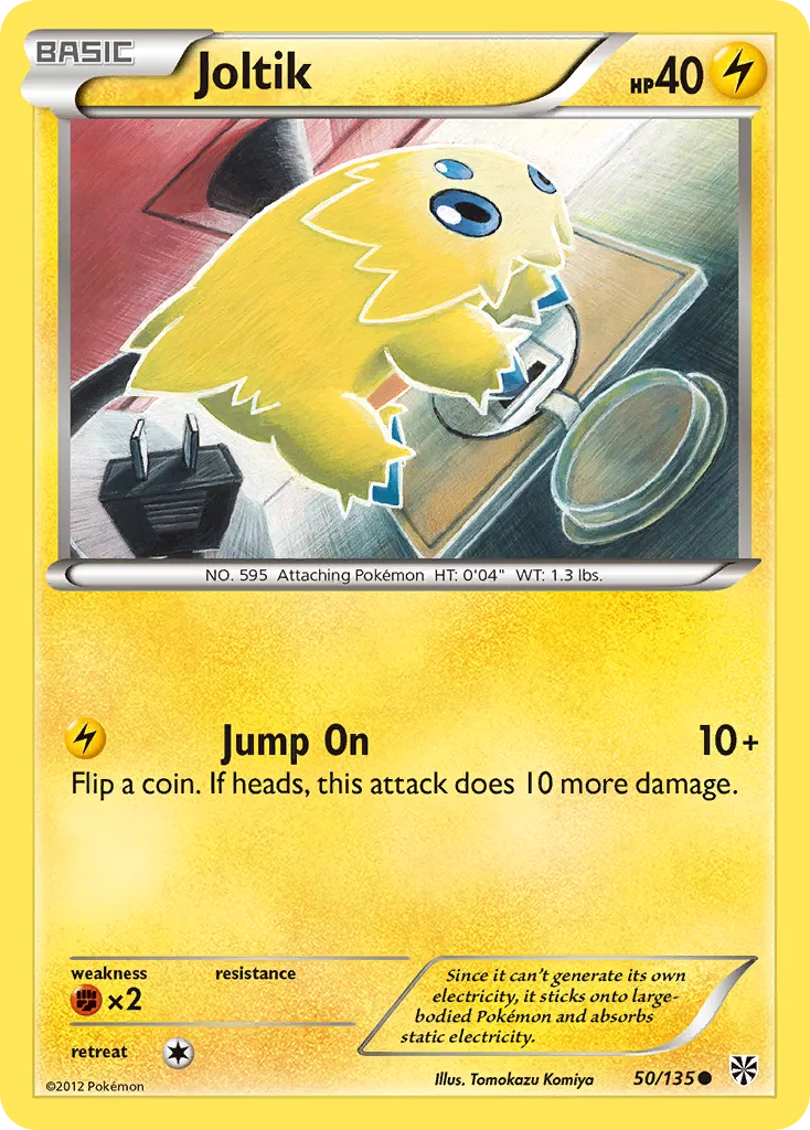 2013 Plasma Storm Joltik #050/135 Common card image