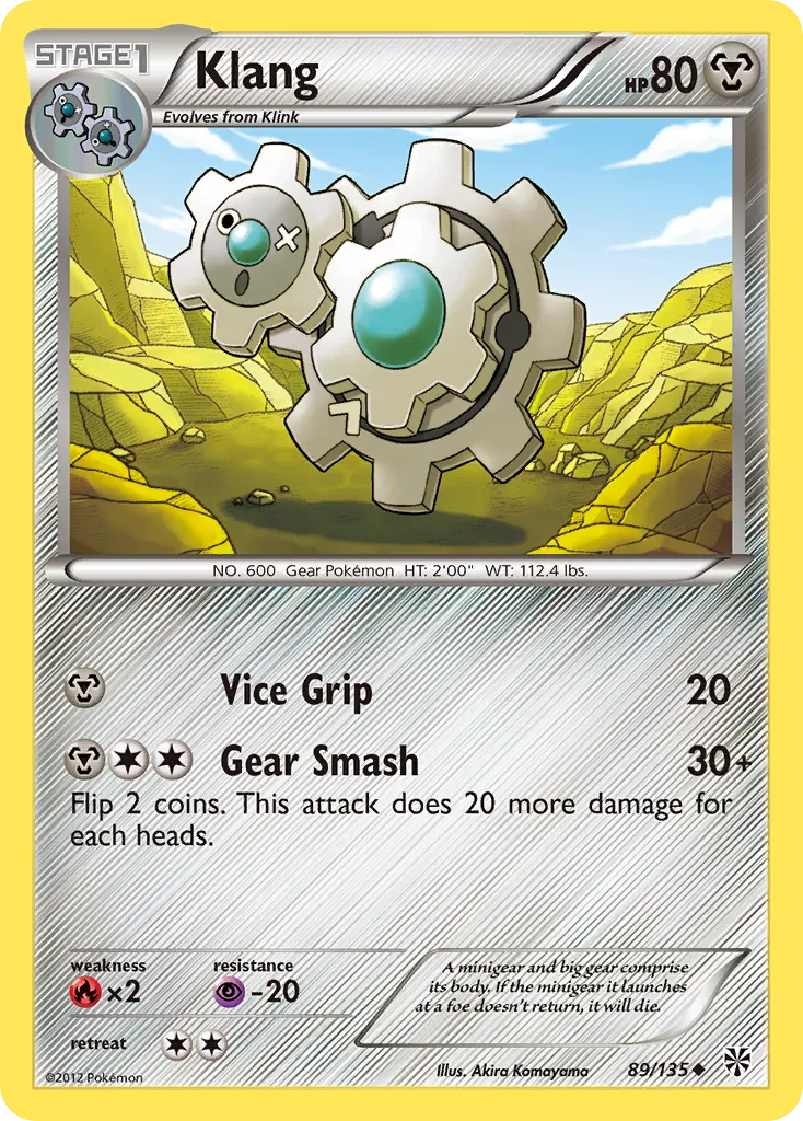 2013 Plasma Storm Klang Uncommon #089/135 Uncommon card image