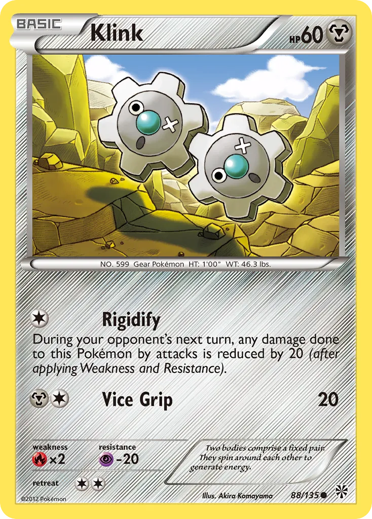 2013 Plasma Storm Klink Common #088/135 Common card image