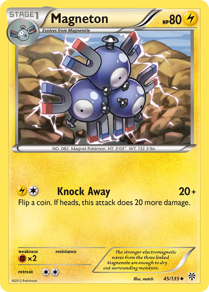 2013 Plasma Storm Magneton Uncommon #044/135 Uncommon card image