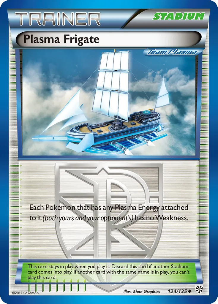 2013 Plasma Storm Plasma Frigate Uncommon #124/135 Uncommon card image