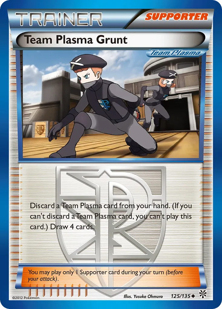 2013 Plasma Storm Team Plasma Grunt #125/135 Uncommon card image