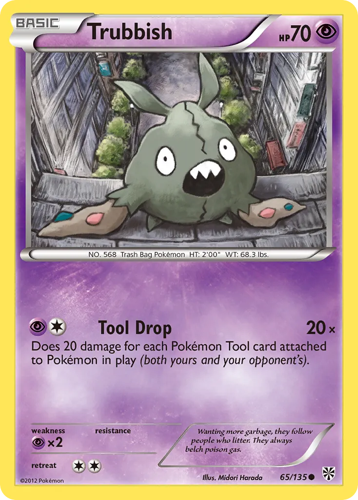 2013 Plasma Storm Trubbish #064/135 Common card image