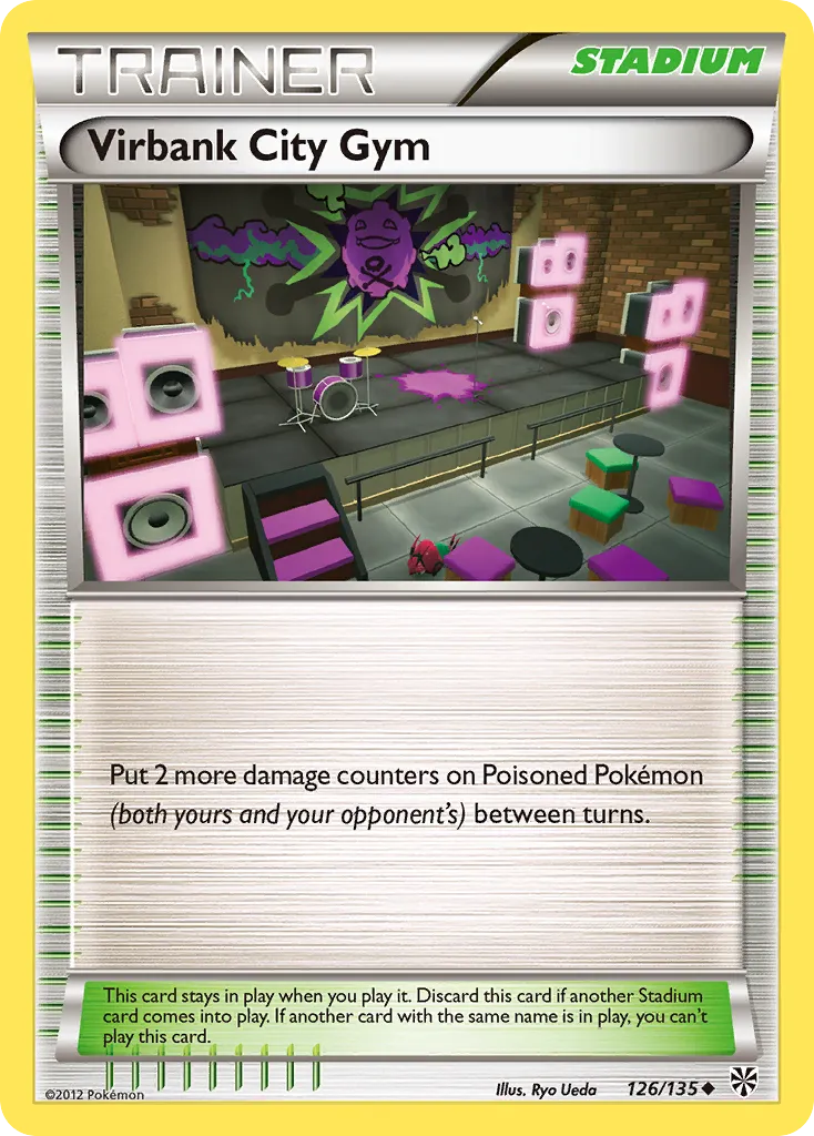 2013 Plasma Storm Virbank City Gym #126/135 Uncommon card image
