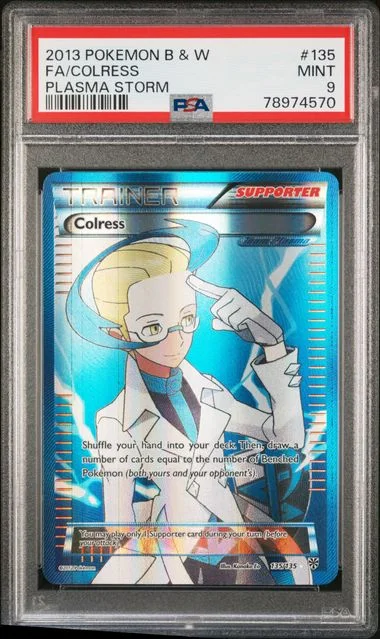 2013 Pokemon Black & White Plasma Storm Full Art/Colress #135 card image
