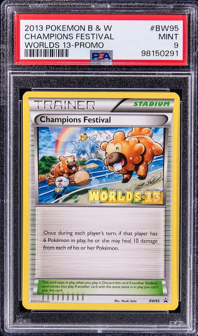 2013 Pokemon Black & White Worlds 13 Promo Champions Festival #BW95 card image