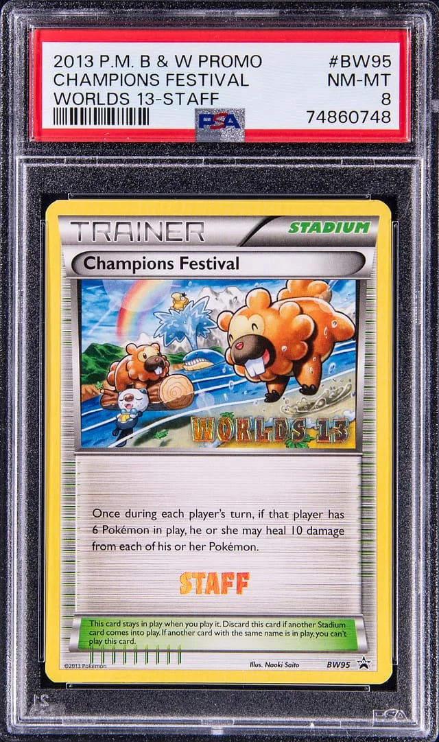2013 Pokemon Black & White Worlds 13 Staff Champions Festival #BW95 card image