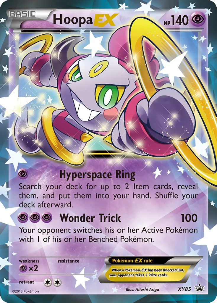 2013 XY Black Star Promos Hoopa-EX #XY85 card image