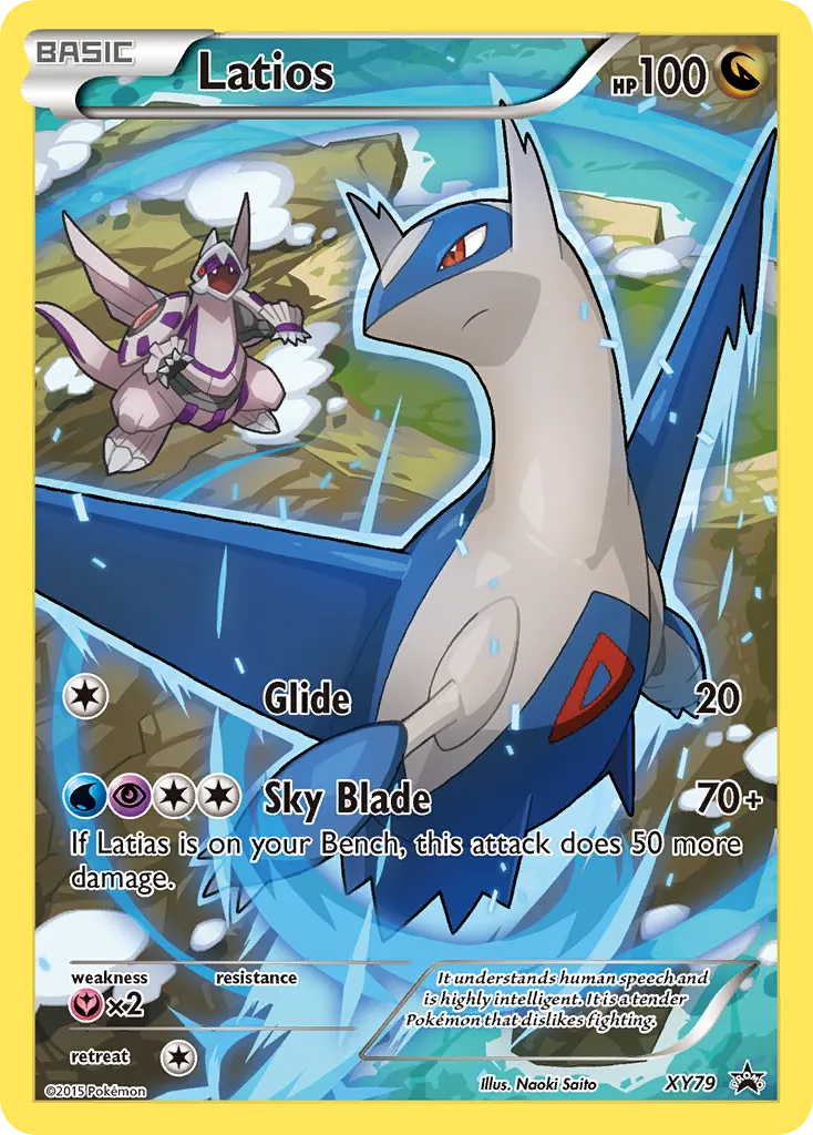 2013 XY Black Star Promos Latios #XY79 card image