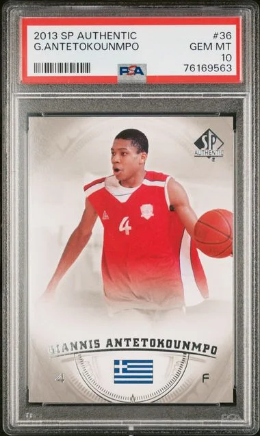2013 SP Authentic Giannis Antetokounmpo #36 card image