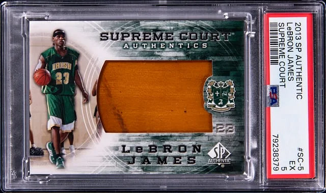 2013 SP Authentic Lebron James Supreme Court Supreme Court Sc-5 #SC-5 card image