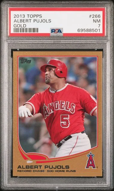 2013 Topps Albert Pujols Gold #266 card image