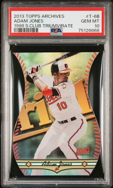 2013 Topps Archives Adam Jones 1998 Stadium Club Triumvirate #T-6B card image