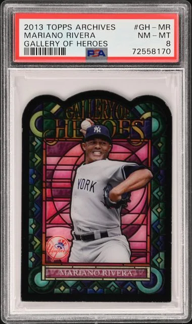 2013 Topps Archives Mariano Rivera Gallery Of Heroes #GHMR card image