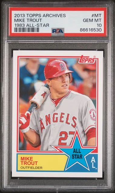 2013 Topps Archives Mike Trout 1983 All-Star #MT card image