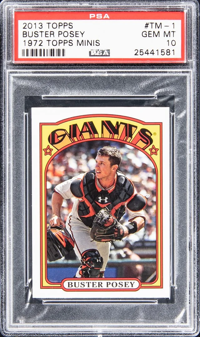 2013 Topps Buster Posey 1972 Topps Minis #TM-1 card image