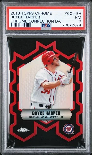 2013 Topps Chrome Bryce Harper Connection Die-Cut #CC-BH card image