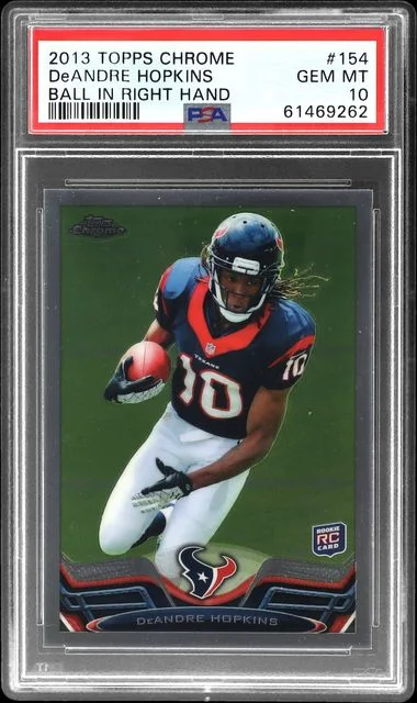 2013 Topps Chrome Deandre Hopkins Ball In Right Hand #154 card image
