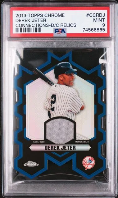 2013 Topps Chrome Derek Jeter Game-Used Connections Die Cuts Relics #CCR-DJ card image