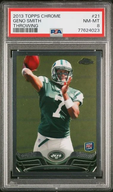 2013 Topps Chrome Geno Smith #21 card image