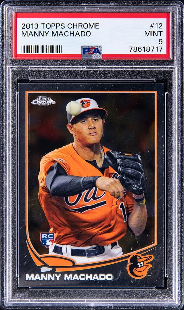 2013 Topps Chrome Manny Machado #12 card image