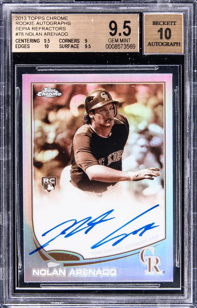 2013 Topps Chrome Nolan Arenado Atomic Refractor #78 card image