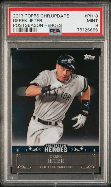 2013 Topps Chrome Update Derek Jeter Postseason Heroes #PH-8 card image