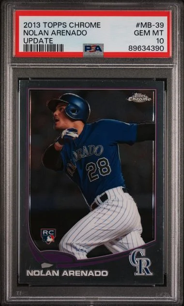 2013 Topps Chrome Update Nolan Arenado #MB-39 card image
