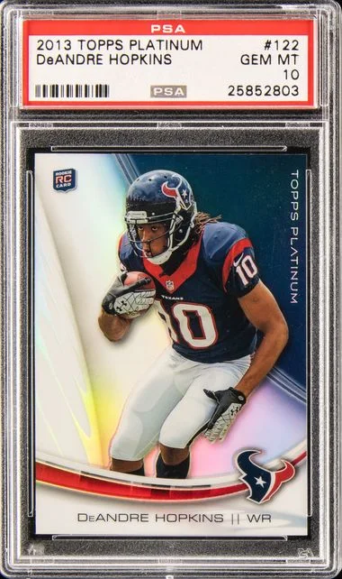 2013 Topps DeAndre Hopkins Platinum #122 card image