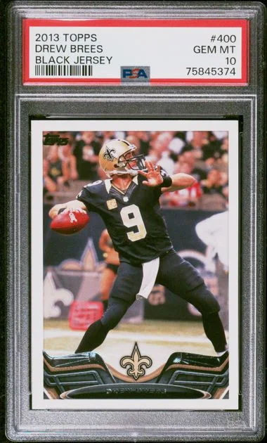 2013 Topps Drew Brees Black Jersey #400 card image