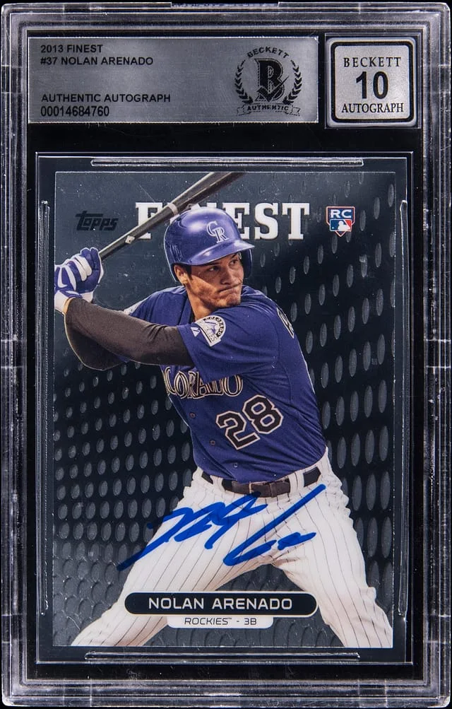 2013 Topps Finest Nolan Arenado #37 card image