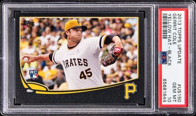 2013 Topps Gerrit Cole Yellow Hat Black #US150 card image